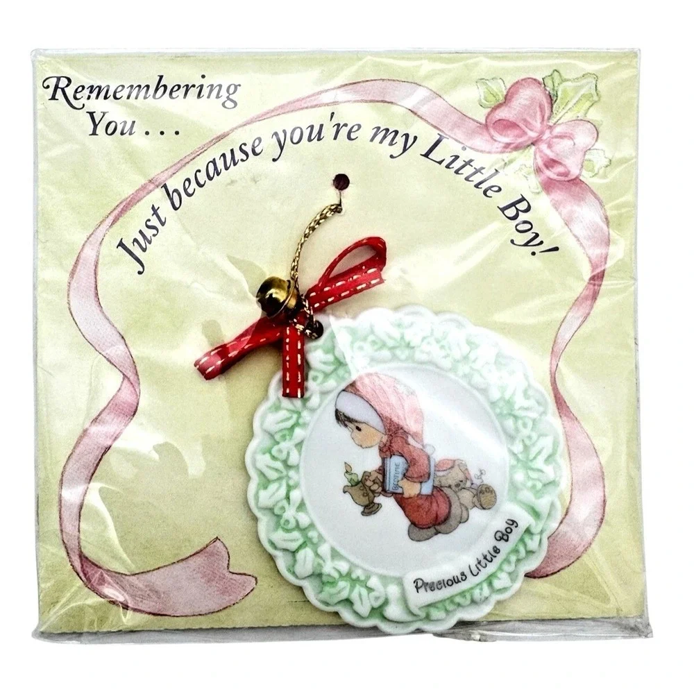 Precious Moments Remembering You Precious Little Boy Ornament 278793 New 2